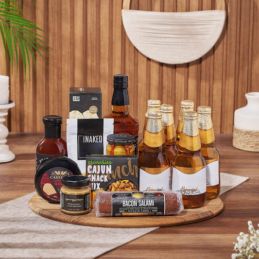 Knob Hill Beer & Spirits Gift Basket from Canada Baskets - Liquor Gift Set - Canada Delivery