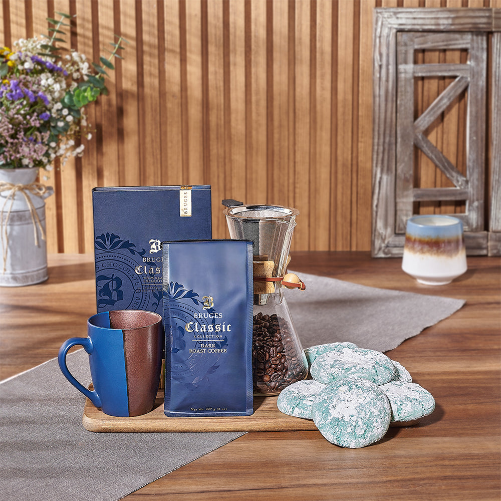 Kosher Coffee &amp; Cookies Gift Basket - Kosher Gift Basket - Canada Delivery