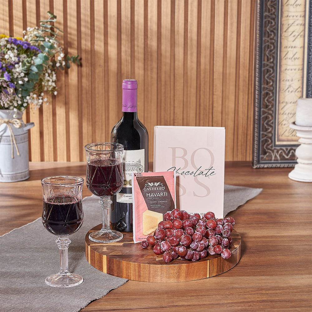 Kosher Wine &amp; Cheese Gift Basket
Canada Baskets-Canada Delivery