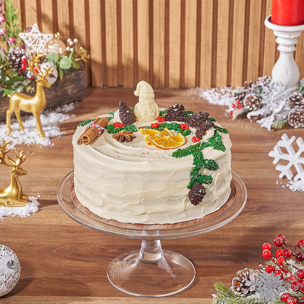 Christmas Red Velvet Cake – how the gift is presented