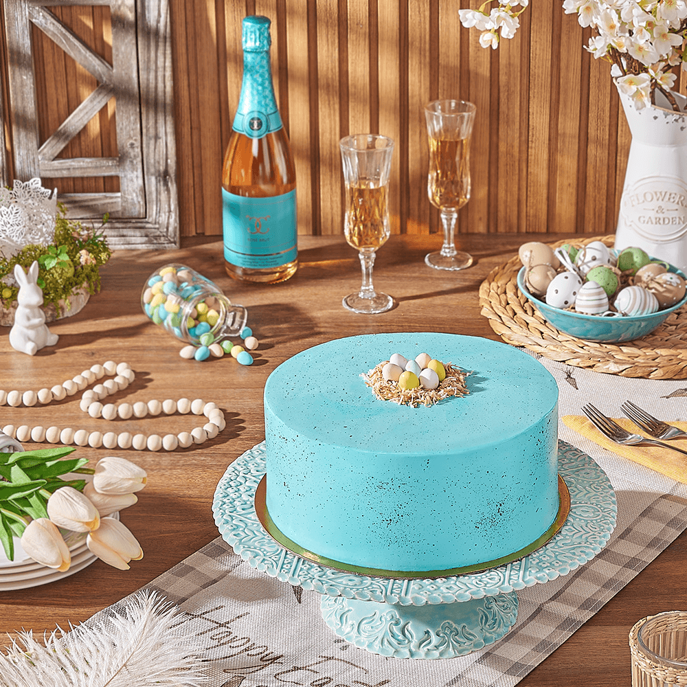 Festive Easter Cake – how the gift is presented