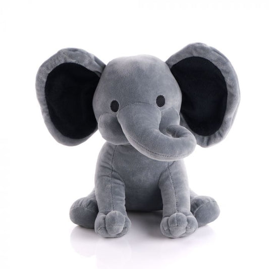 Large Grey Plush Elephant from Canada Baskets- Canada Delivery