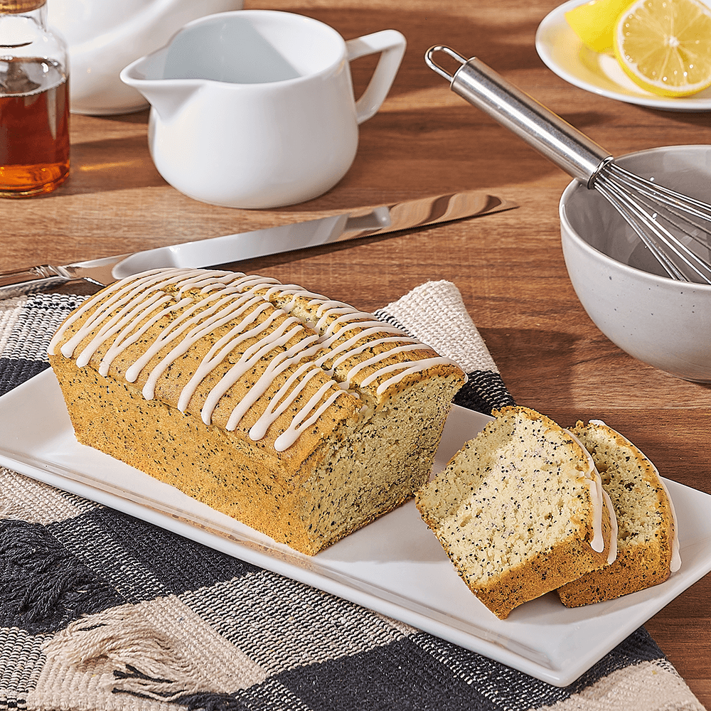 Classic Lemon Poppy Seed Bread – how the gift is presented