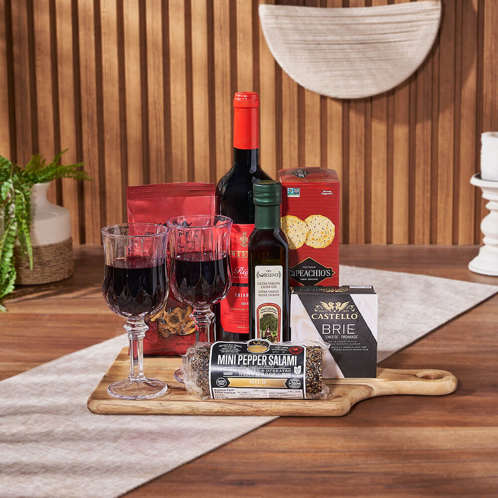 Love for Wine &amp; Cheese Board, wine gift, wine, cheese gift, cheese, charcuterie gift, charcuterie, Canada delivery