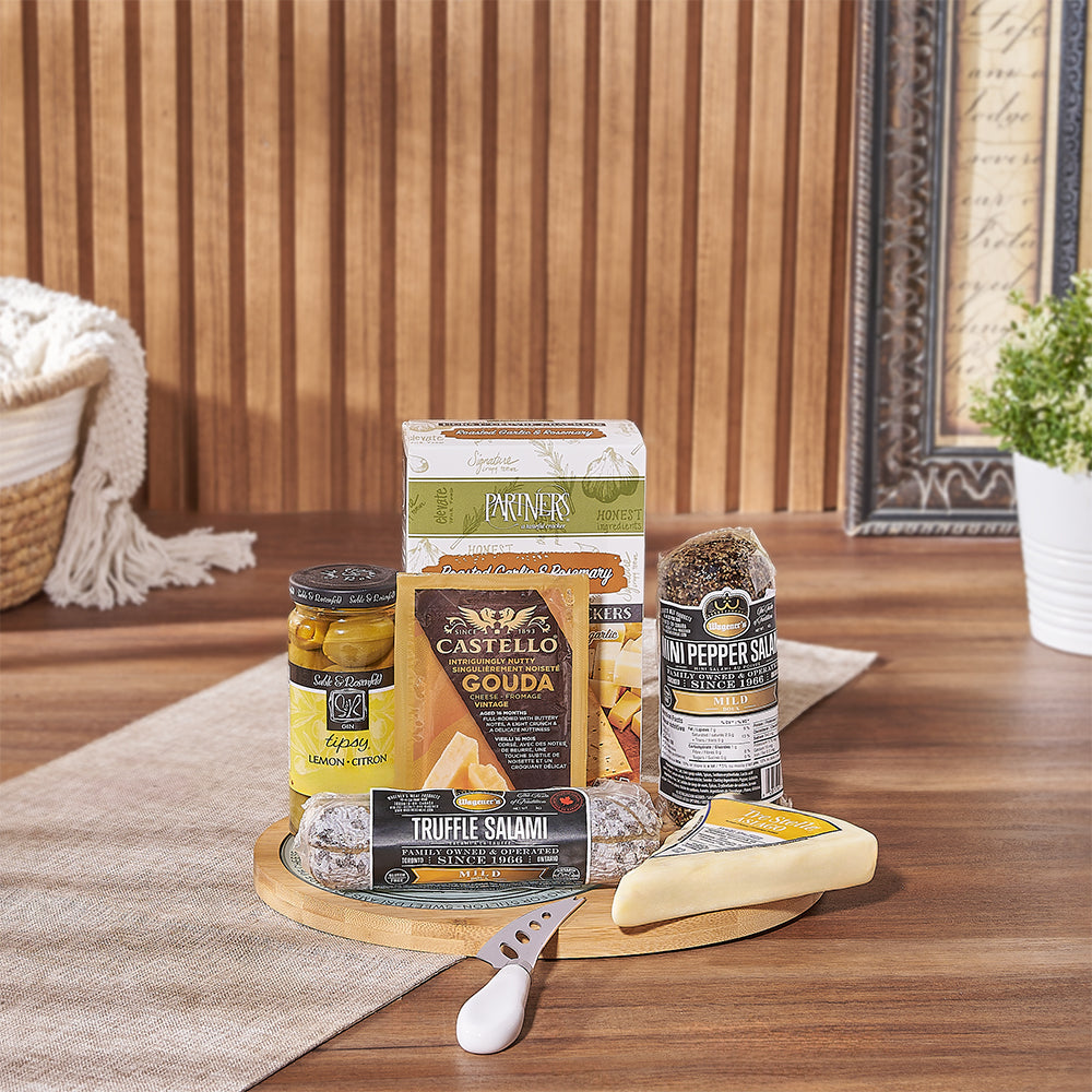 Luxurious Meat &amp; Cheese Gift Set- Canada Delivery