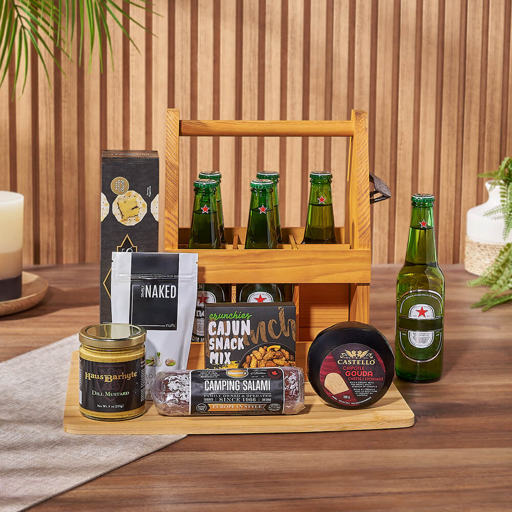 Meat, Cheese &amp; Beer Gift Set, beer gift, beer, charcuterie gift, charcuterie, Canada delivery