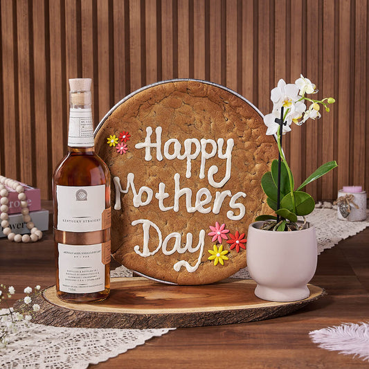 Mother’s Day Sweets Gift Set with Liquor, liquor gift, liquor, mothers day gift, mothers day, cookie gift, cookie, plant gift, plant, Canada delivery