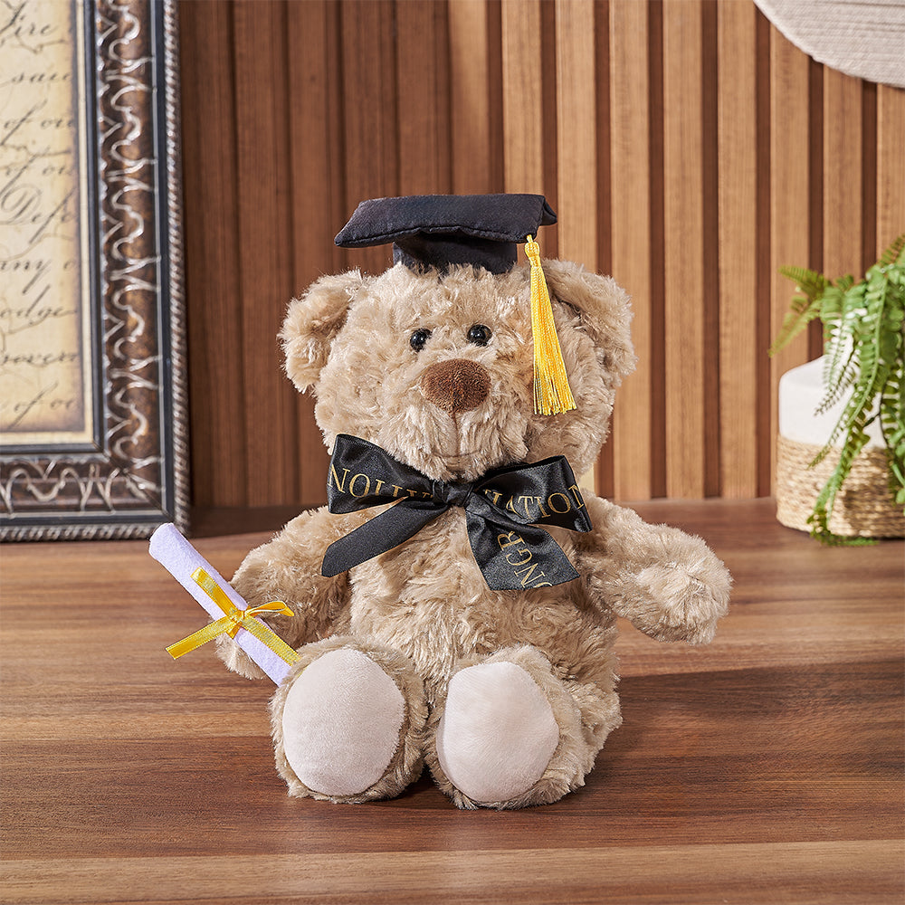 Custom Graduation Gift Baskets - My Grad Teddy Bear