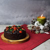 "Olde English Dark Fruitcake" Featuring candied and dried fruits, nuts, and spices and soaked in rum | Canada Baskets - Canada Delivery