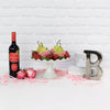 "Perfect Pears Gift Basket" Wine with Strawberries and Pears-Canada Baskets- Canada delivery