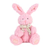 "Posh Dusty Rose Bunny" A Bunny wearing Polka-dotted Bow from Canada Baskets - Canada Delivery