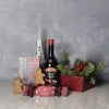 Red Sweets & Spirits Gift Set from Canada Baskets - Liquor Gift Set - Canada Delivery.