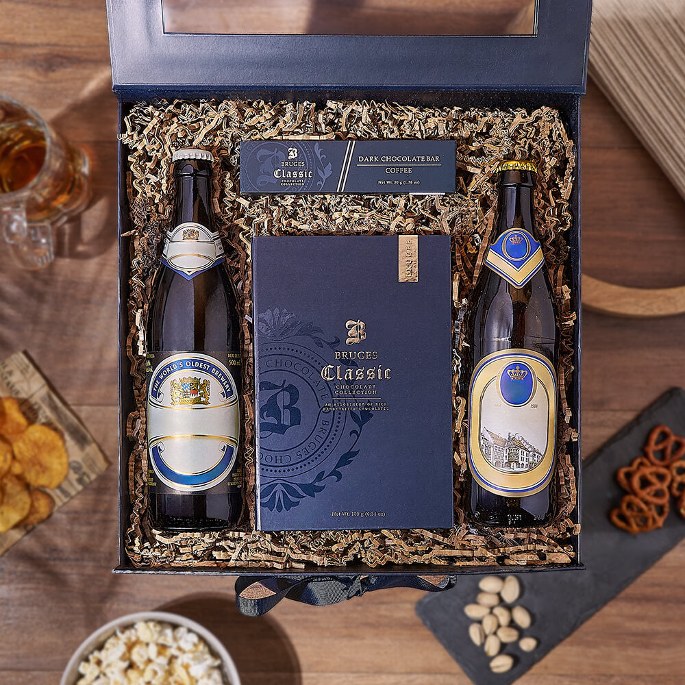 Rich Chocolate &amp; Craft Beer Box, beer gift, beer, chocolate gift, chocolate, Canada delivery