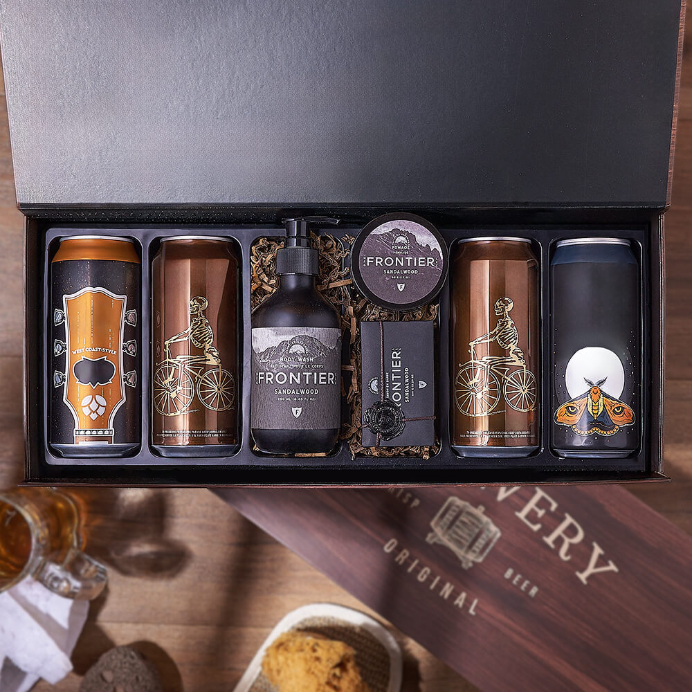 Sandalwood & Craft Brew Box, beer gift, beer, spa gift, spa, Canada delivery