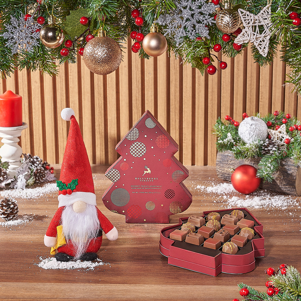 Santa &amp; Gourmet Chocolates Gift Set, Christmas gift, Christmas, chocolate gift, chocolate, Canada delivery