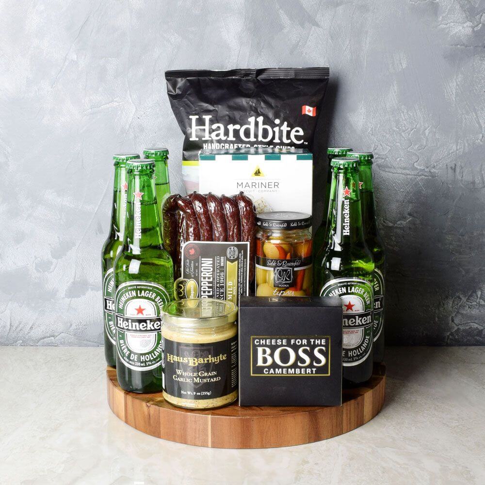 Six Pack &amp; Snack Gift Set from Canada Baskets - Canada Delivery