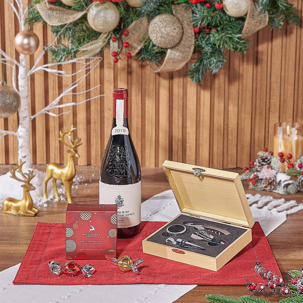 Snowman’s Wine &amp; Chocolate Pairing, wine gift, wine, chocolate gift, chocolate, Christmas gift, christmas, Canada delivery
