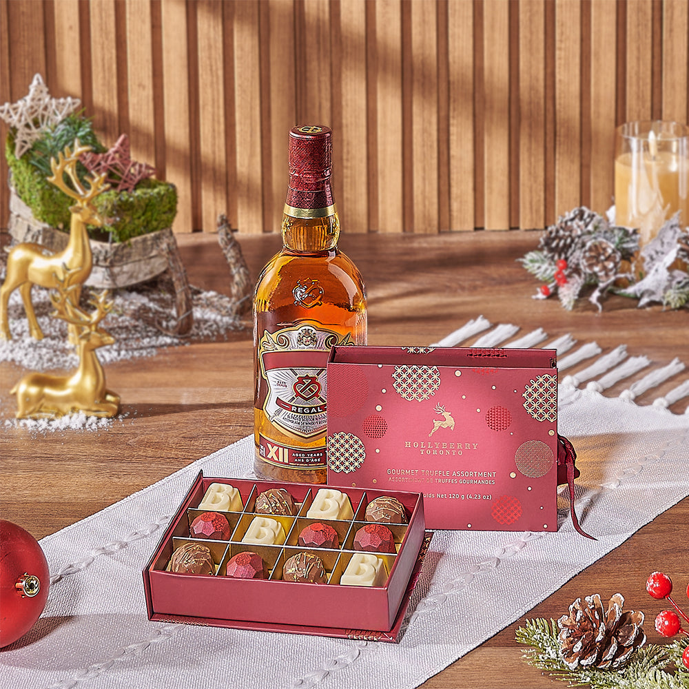 Bright Box Liquor Gift Set – how the gift is presented