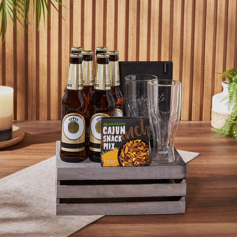 St. James Town Beer &amp; Snack Basket, snack gift, snack, beer gift, beer, Canada delivery