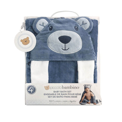 Help someone special welcome their new baby boy with the Tiny Cub Gift Basket. This basket has plenty of items to help the new parents get started with their new arrival, including apparel, handy baby items, a toy, and some celebratory bubbly for the parents to enjoy from Canada Baskets - Canada Delivery