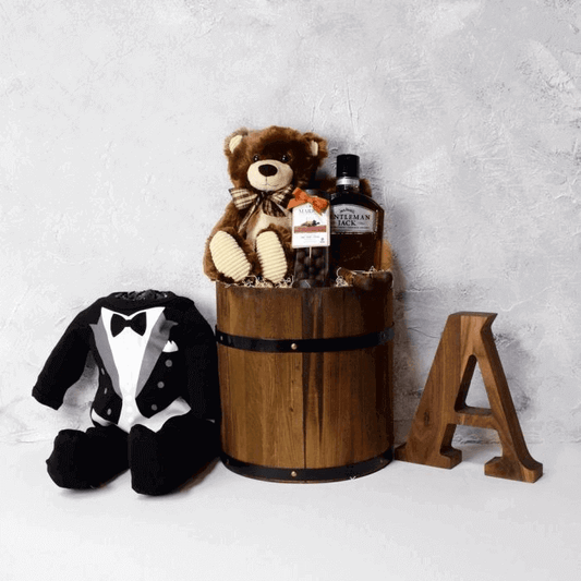 Tux For The Baby Boy Gift Basket from Canada Baskets - Canada Delivery