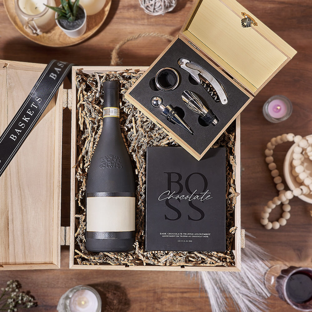 Ultimate Wine &amp; Chocolate Gift Box, wine gift, wine, chocolate gift, chocolate, Canada delivery