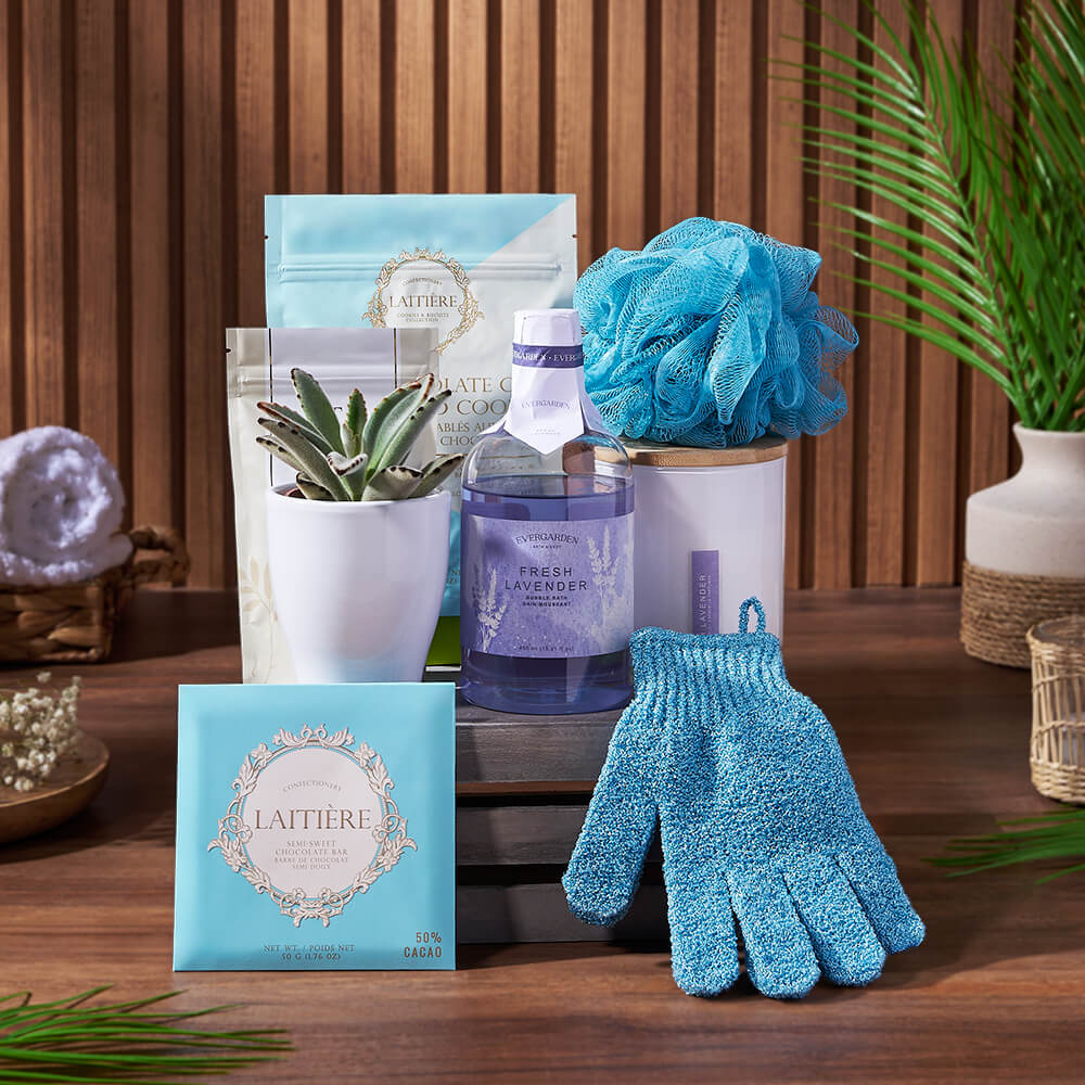 Wonder &amp; Warmth Spa Gift Crate, spa gift, spa, bath &amp; body gift, bath &amp; body, Canada delivery