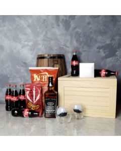Coke & Snacks Liquor Gift Crate