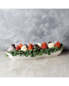 Dovercourt Chocolate Dipped Strawberry Boat