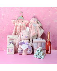Pink Rabbit Baby Shower Giftset