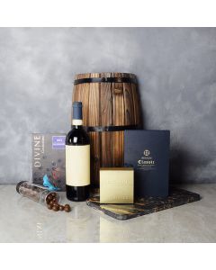 Chocolate Overload Gift Set with Wine