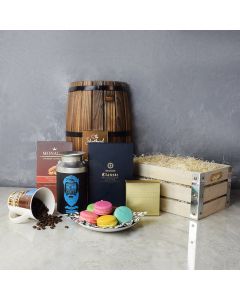 Coffee & Macaron Gift Crate