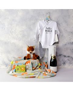 BABY PLAYTIME GIFT SET WITH CHAMPAGNE
